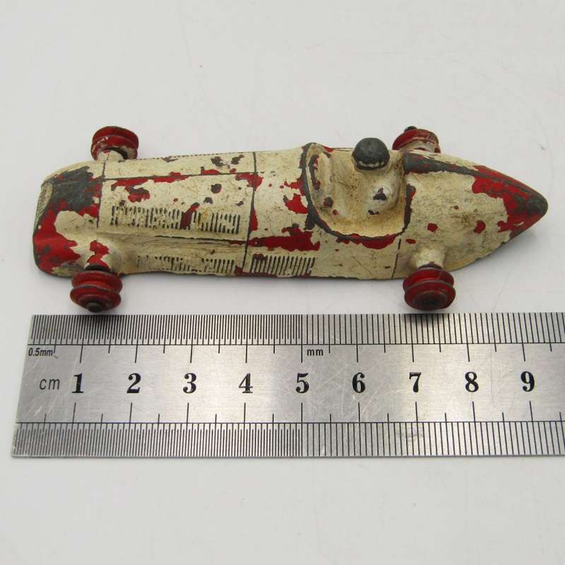 Meccano Dinky Toys Alfa - Romeo die-cast racing toy car - well used - no tyres