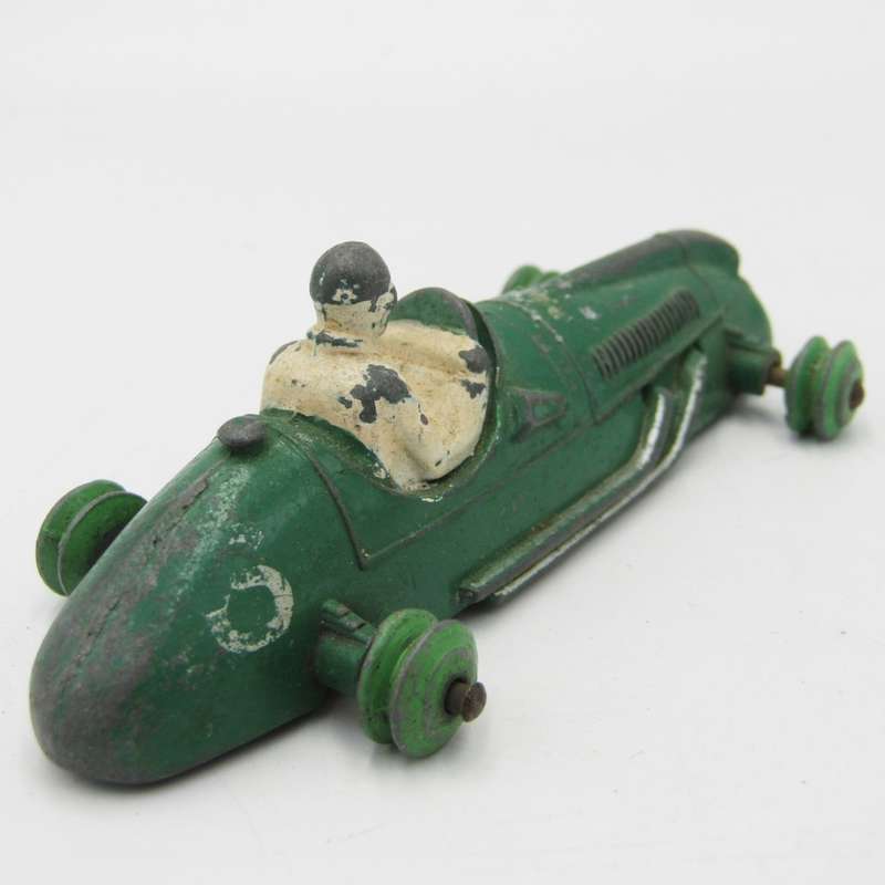 Meccano Dinky Toys #23G Cooper - Bristol die-cast racing toy car - well used