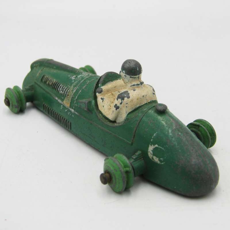 Meccano Dinky Toys #23G Cooper - Bristol die-cast racing toy car - well used