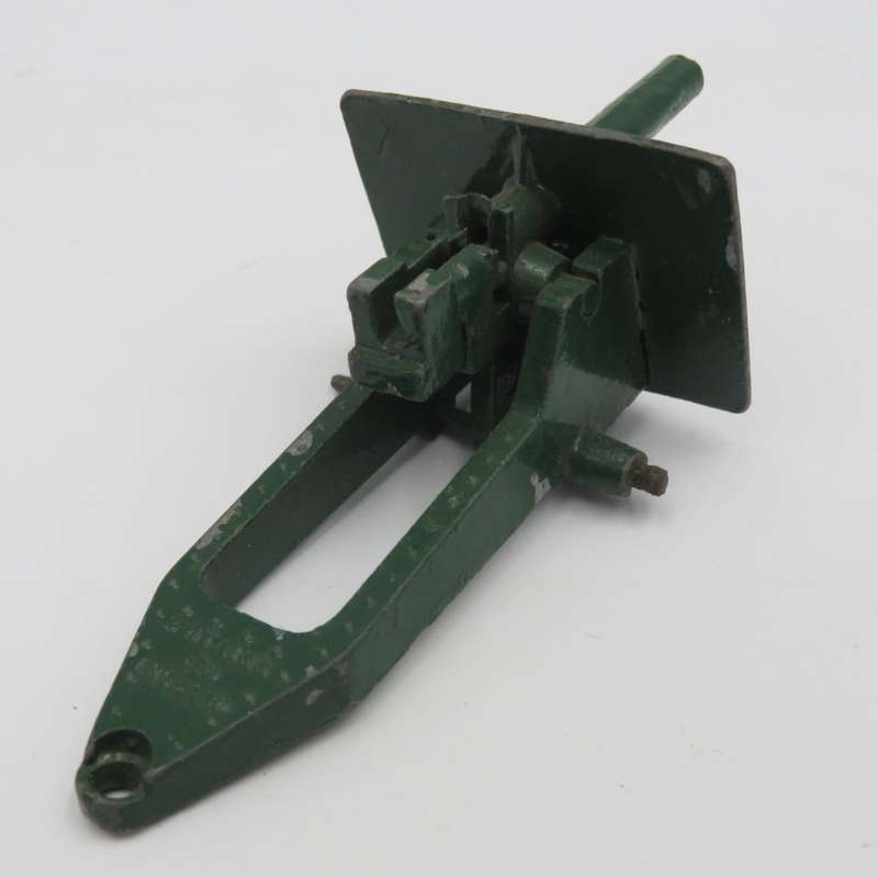 Pair of Britain`s Ltd Die-cast toy cannons - one is missing wheels