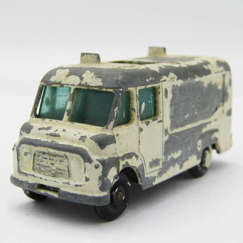 Matchbox Moko Lesney #62 TV service van die-cast toy car - rear door missing