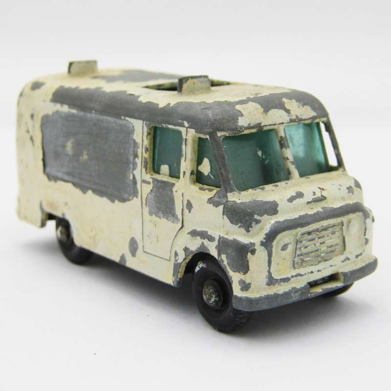 Matchbox Moko Lesney #62 TV service van die-cast toy car - rear door missing