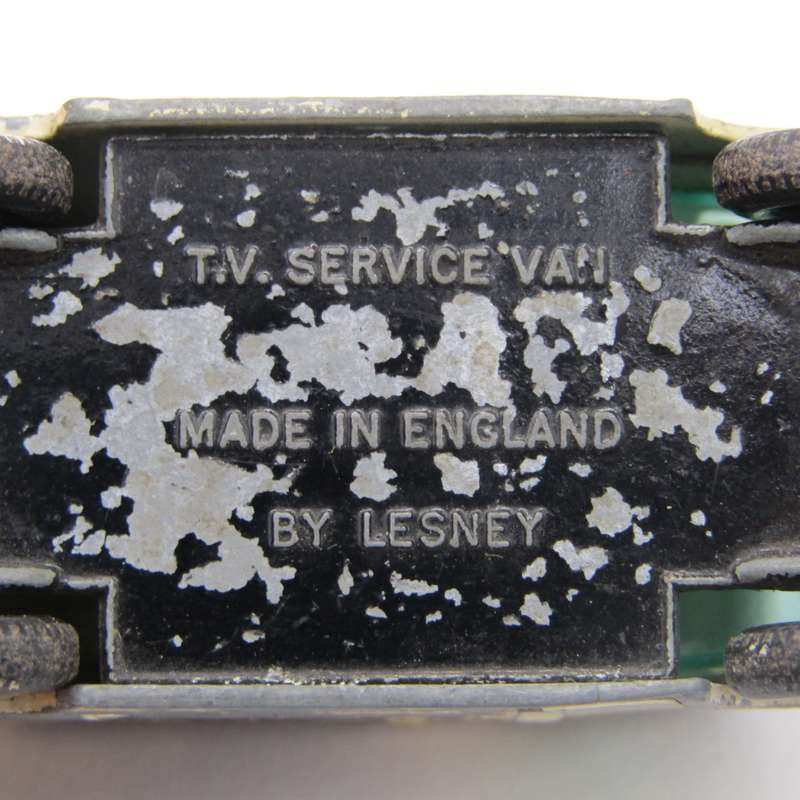 Matchbox Moko Lesney #62 TV service van die-cast toy car - rear door missing