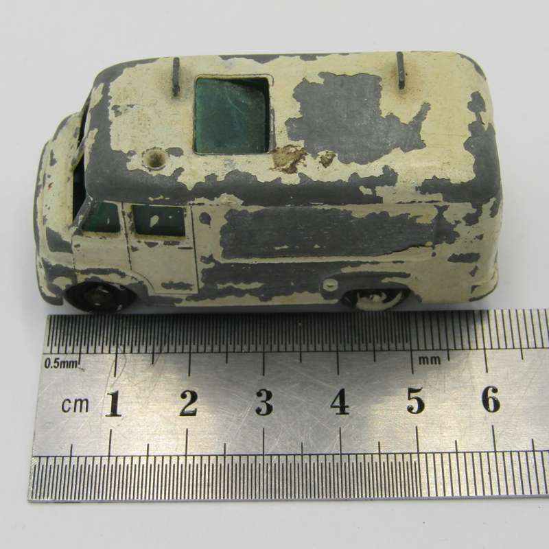 Matchbox Moko Lesney #62 TV service van die-cast toy car - rear door missing