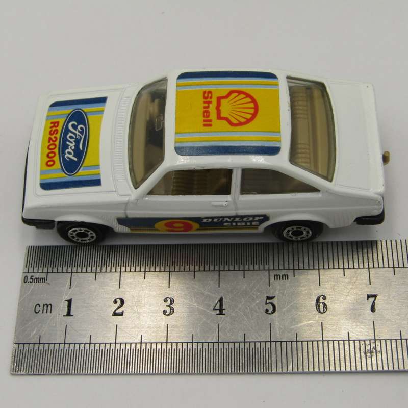 Matchbox Superfast #9 Ford RS 2000 die-cast toy car - mint boxed