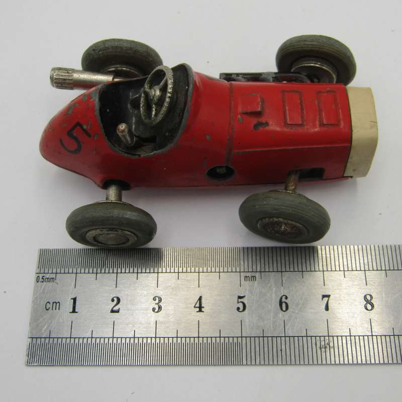 Vintage Schuco #1041 Micro Racer mechanical toy car - not running - missing spring in mechanism