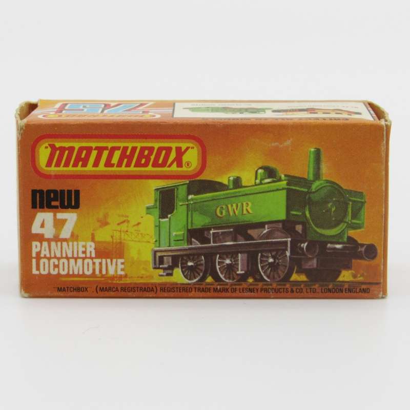 Matchbox #47 Pannier Locomotive die-cast toy car - mint boxed