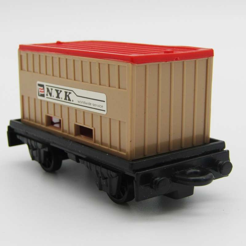 Matchbox #25 Flat car and container train wagon in box ( lid missing )