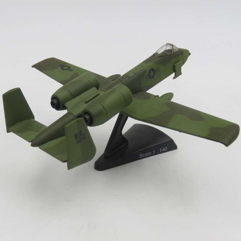 A-10 Thunderbolt Warthog die-cast model plane - scale 1/140