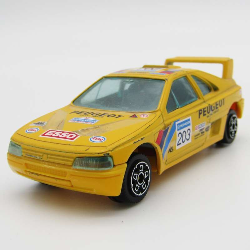 Bburago Peugeot 405 die-cast racing model car - scale 1/43