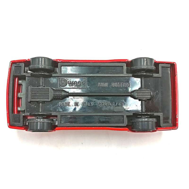 Bburago Audi Quattro die-cast racing model car-scale 1/43