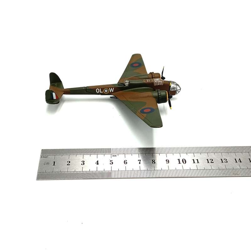 Atlas Handley Page Hampden die-cast model plane in box - scale 1/144