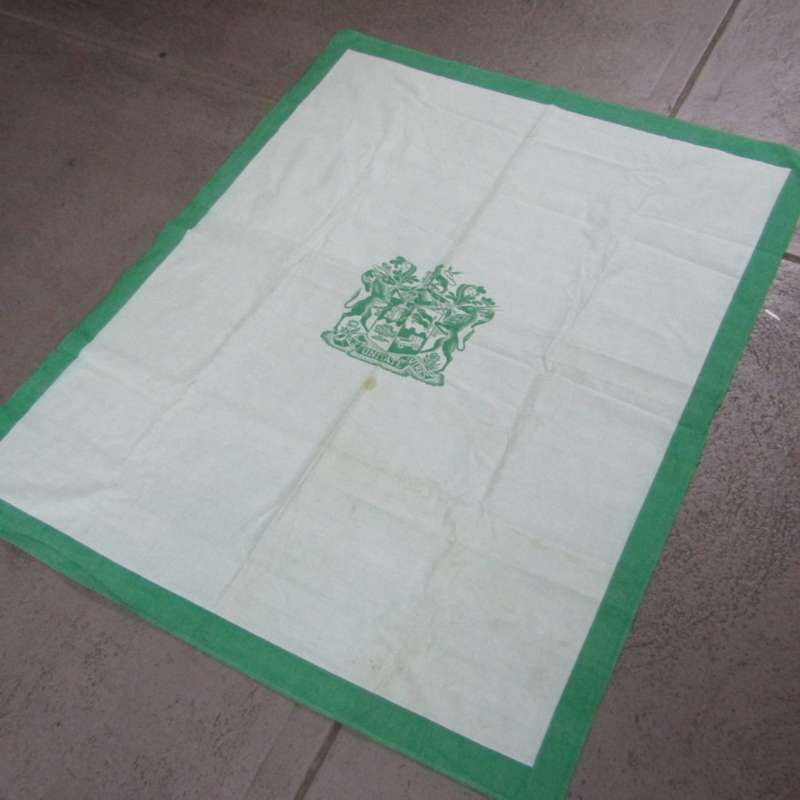 Vintage SA Railways tablecloth - 140 cm x 113 cm