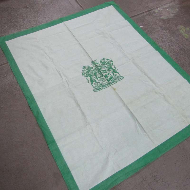 Vintage SA Railways tablecloth - 140 cm x 113 cm