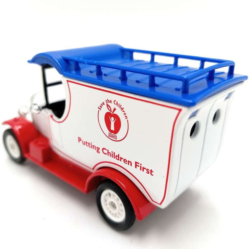 Lledo Morris van with Adams childrenswear specialist advertising in box