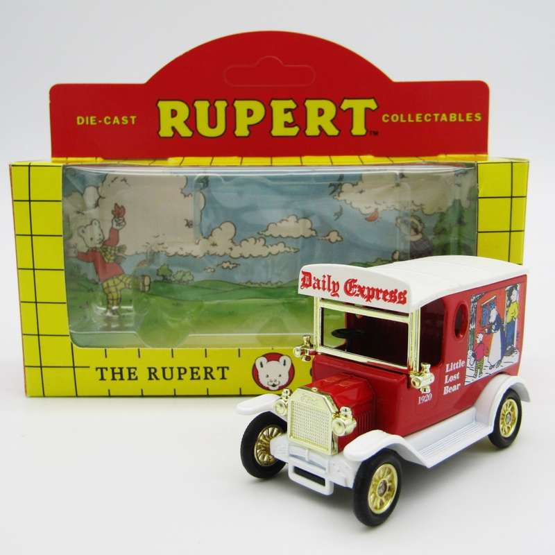 Lledo die-cast Rupert collectables Little lost Bear model car in box