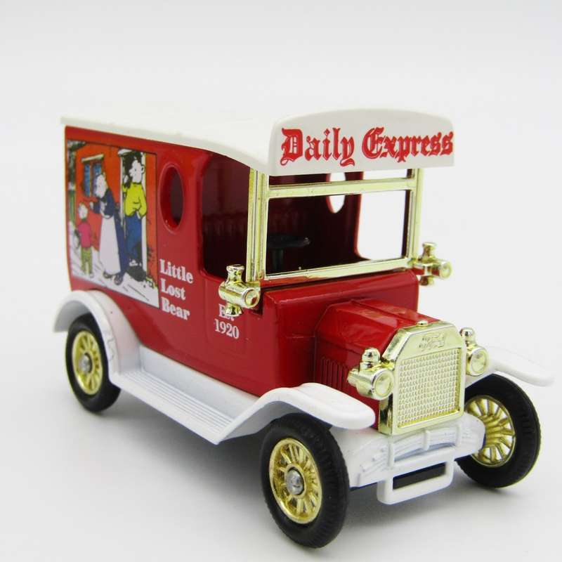 Lledo die-cast Rupert collectables Little lost Bear model car in box