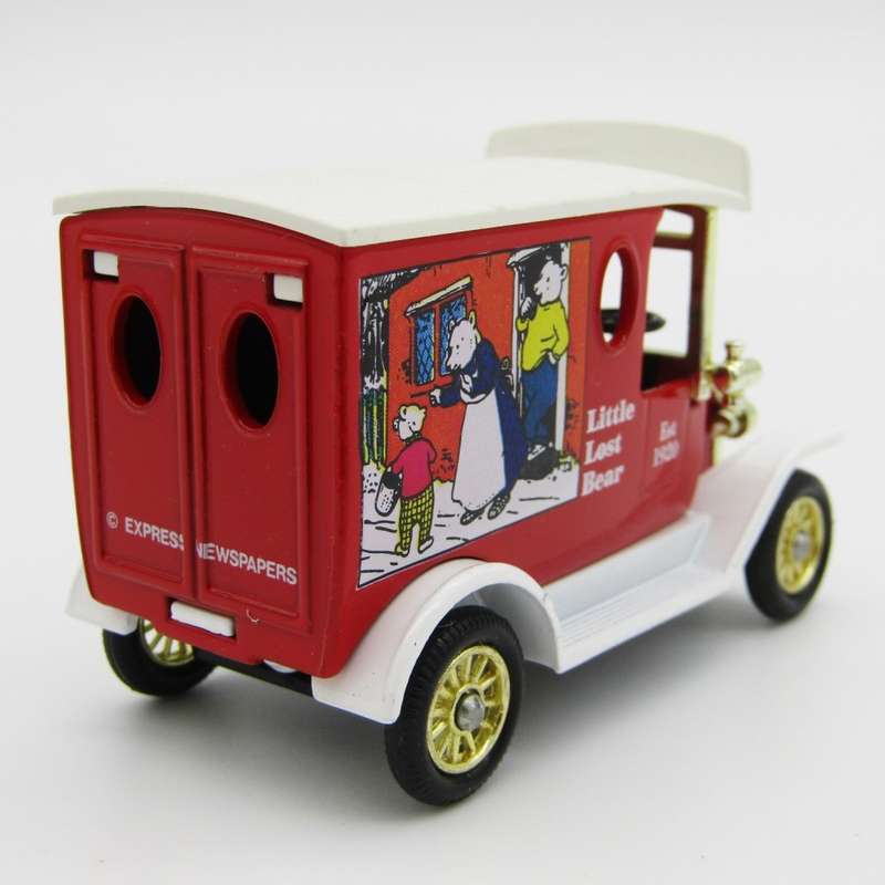 Lledo die-cast Rupert collectables Little lost Bear model car in box