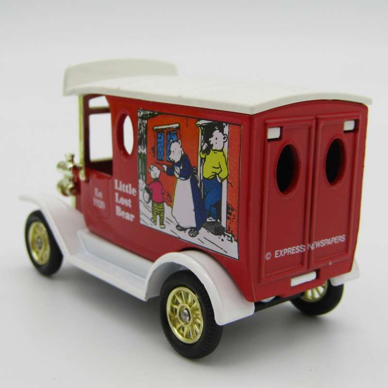 Lledo die-cast Rupert collectables Little lost Bear model car in box