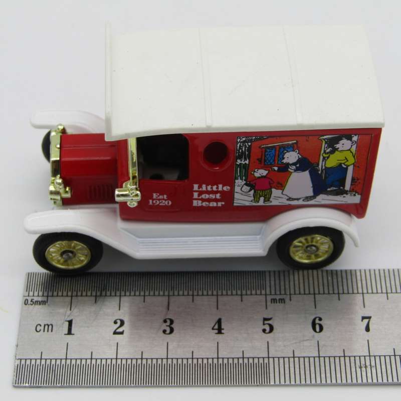 Lledo die-cast Rupert collectables Little lost Bear model car in box