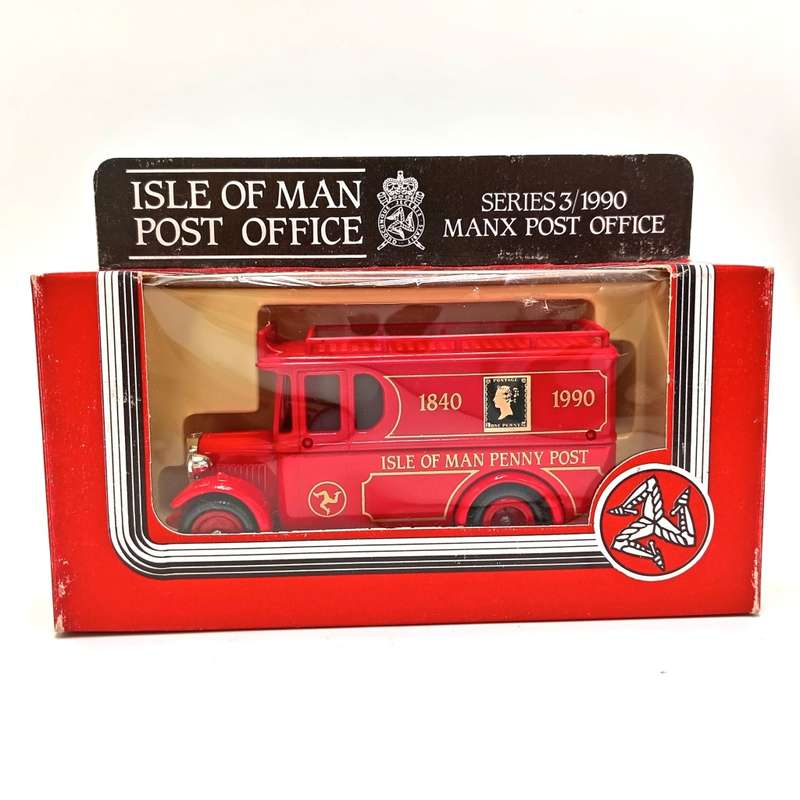 Lledo die-cast advertisement model car for ` Isle of Man Penny Post` in box