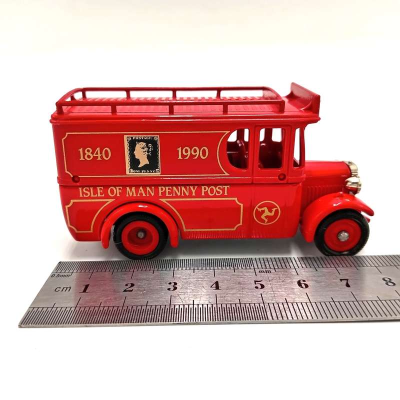 Lledo die-cast advertisement model car for ` Isle of Man Penny Post` in box