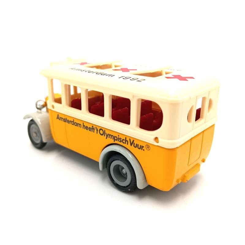 Lledo promotional model Amsterdam 1992 `Amsterdam heeft`t Olympisch Vuur` die-cast bus in box