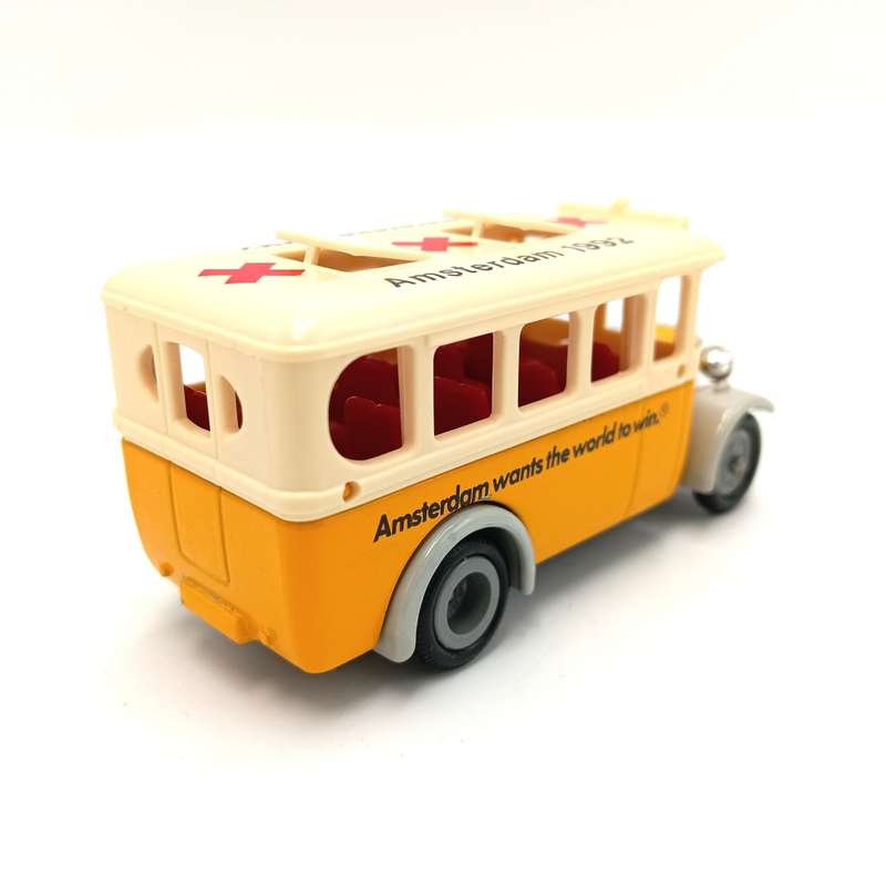Lledo promotional model Amsterdam 1992 `Amsterdam heeft`t Olympisch Vuur` die-cast bus in box