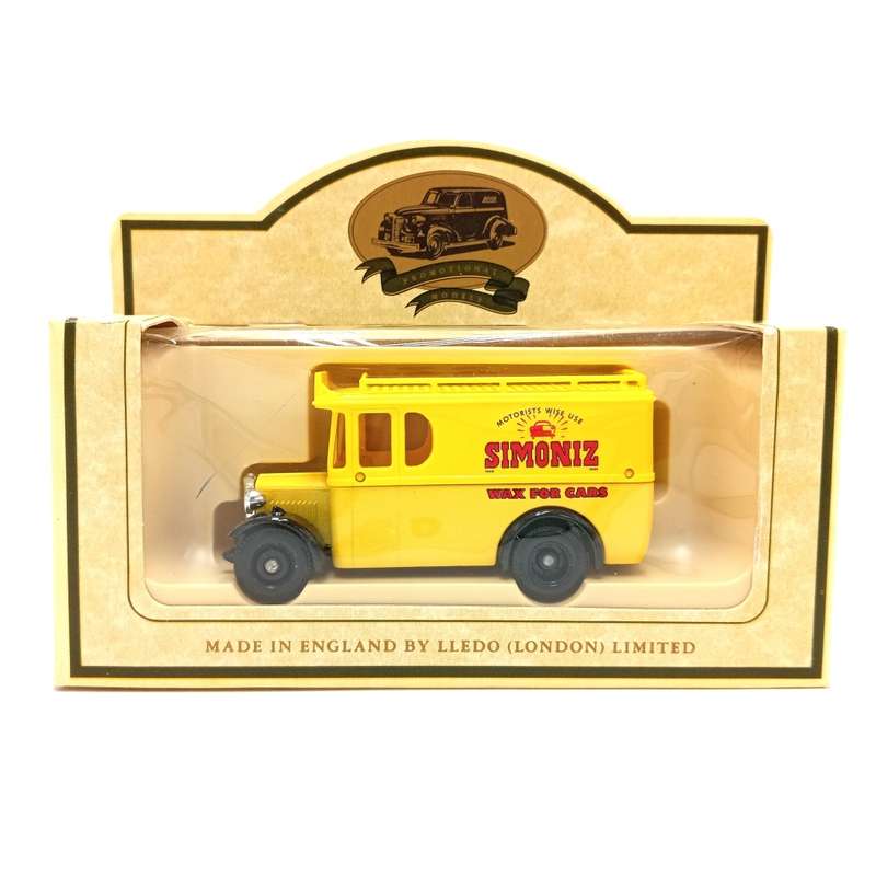 Lledo die-cast advertisement model car for `Simoniz` in box