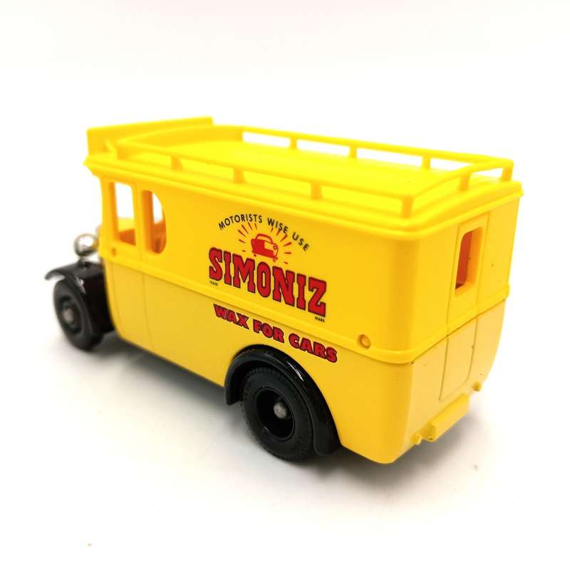Lledo die-cast advertisement model car for `Simoniz` in box