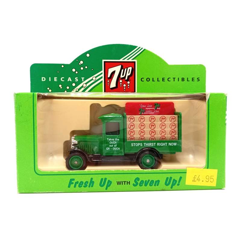 Lledo Chevrolet 7up advertisement die-cast model car in box
