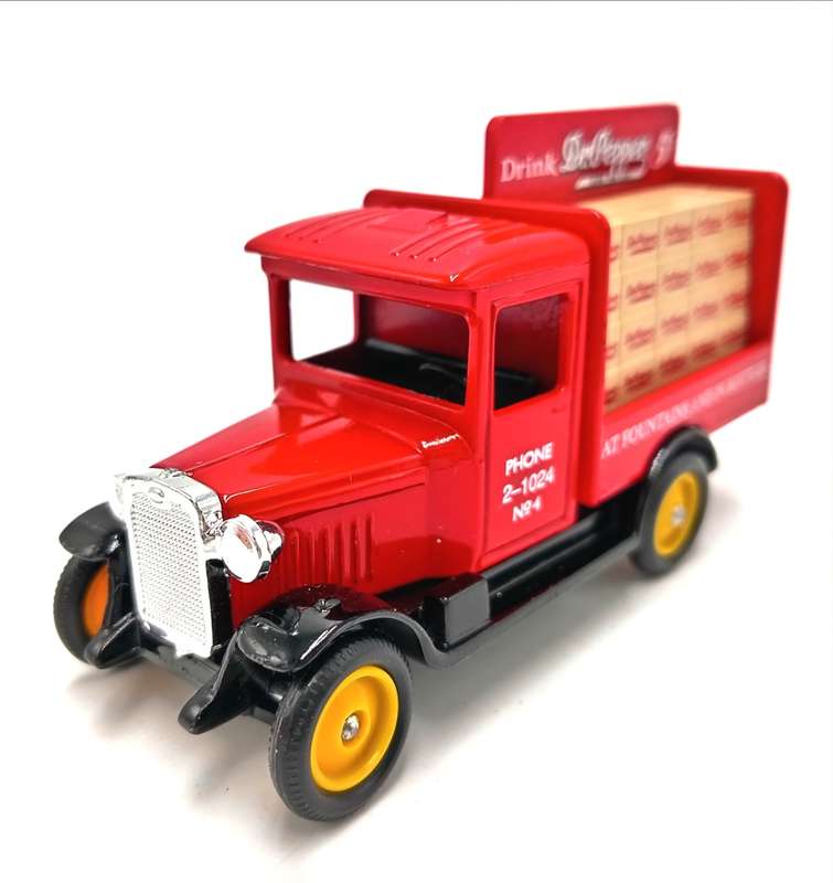 Lledo 1928 Chevrolet Dr Pepper advertisement die-cast model car in box