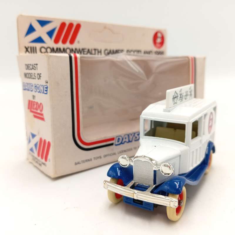 Lledo Ford model A advertisement car for ` XIII Commonwealth Games Scotland 1986 - in box