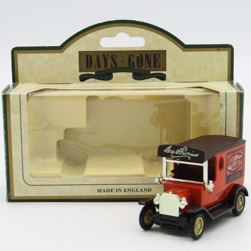Lledo 1920 Ford Model T Lea & Perrins sauce delivery van in box