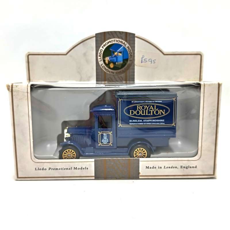 Lledo Chevrolet Royal Doulton delivery van model car in box