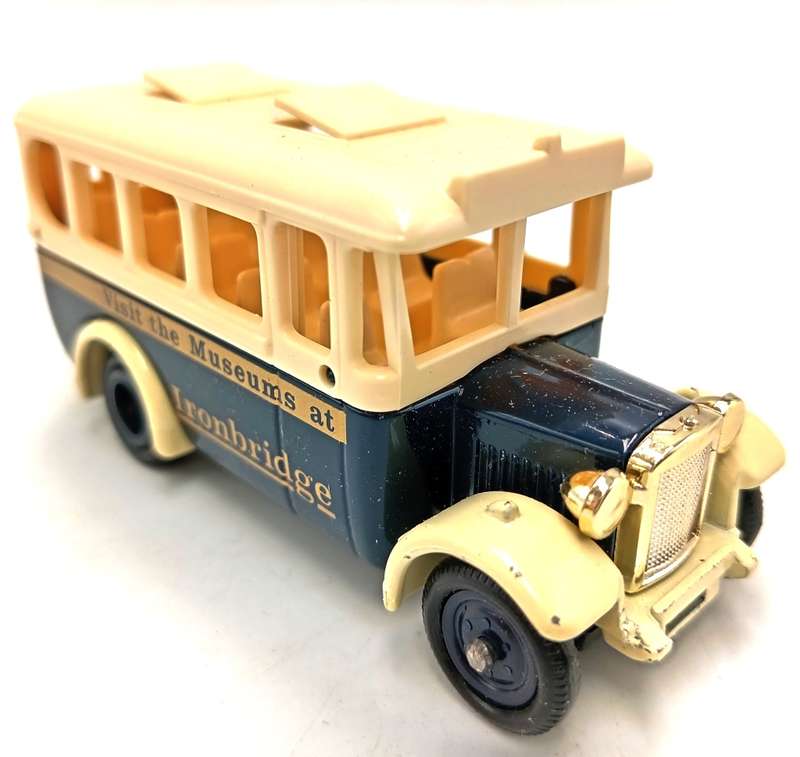 Lledo Dennis Coach - Ironbridge Museums advertising model car in box