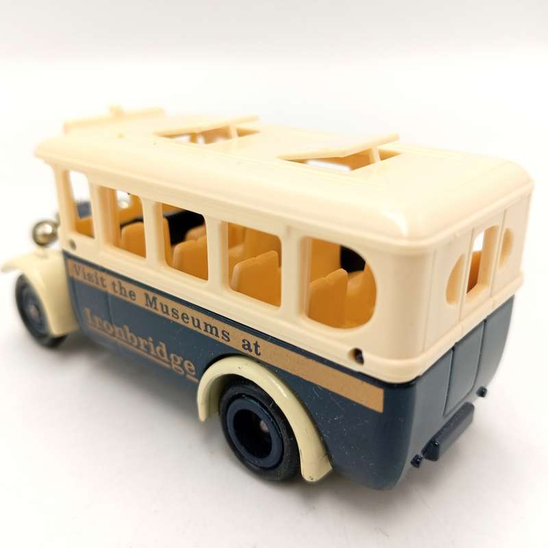 Lledo Dennis Coach - Ironbridge Museums advertising model car in box