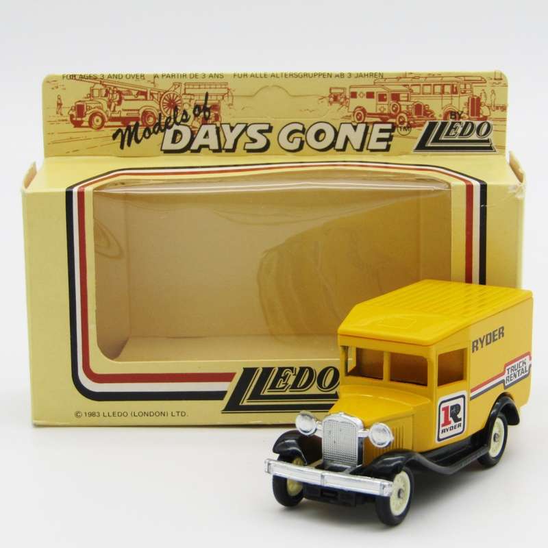 Lledo Ford Model A Ryder delivery van model car in box
