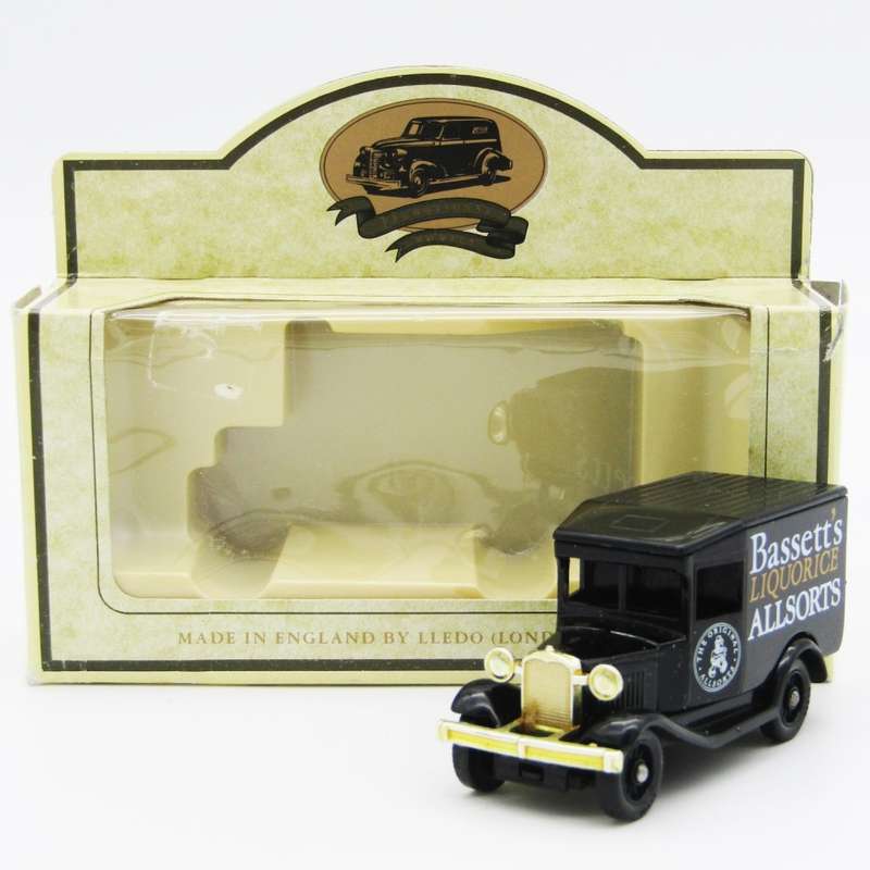 Lledo Ford Model A Bassett`s Liquorice Allsorts delivery van model car in box