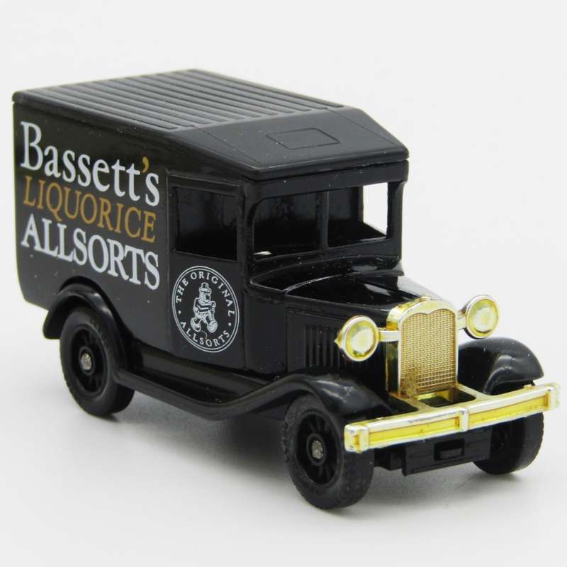 Lledo Ford Model A Bassett`s Liquorice Allsorts delivery van model car in box