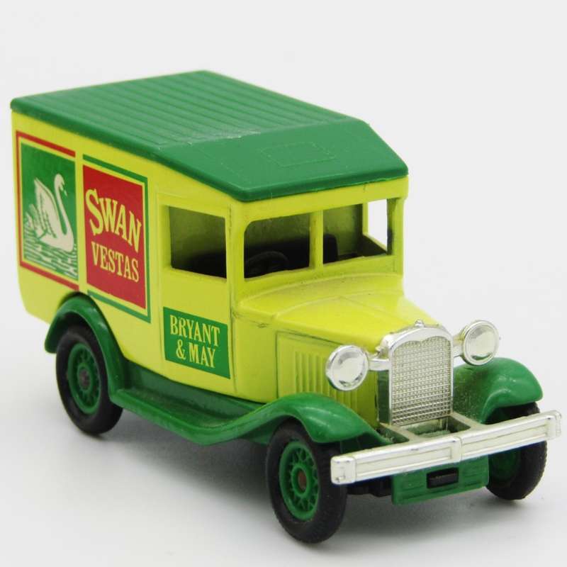 Lledo Ford Model A Swan Vestas model car in box