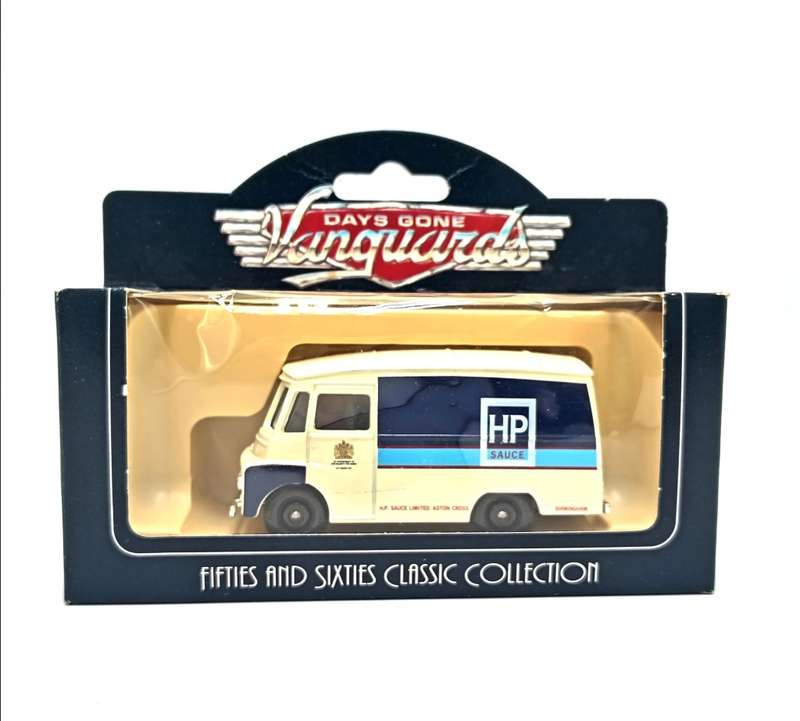 Lledo 1959 Morris LD 150 HP sauce delivery van model car in box