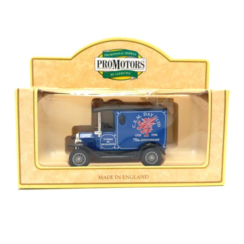 Lledo Ford Model T C.E.M Day Ltd delivery van model car in box