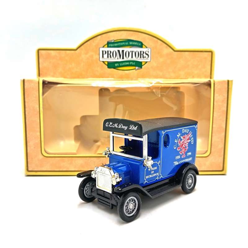 Lledo Ford Model T C.E.M Day Ltd delivery van model car in box