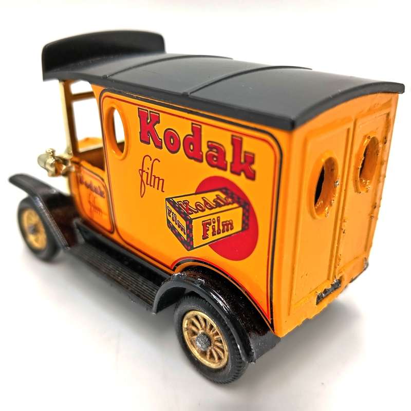 Lledo Ford model T Kodak Film delivery van in box with figurines