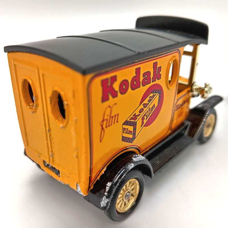 Lledo Ford model T Kodak Film delivery van in box with figurines
