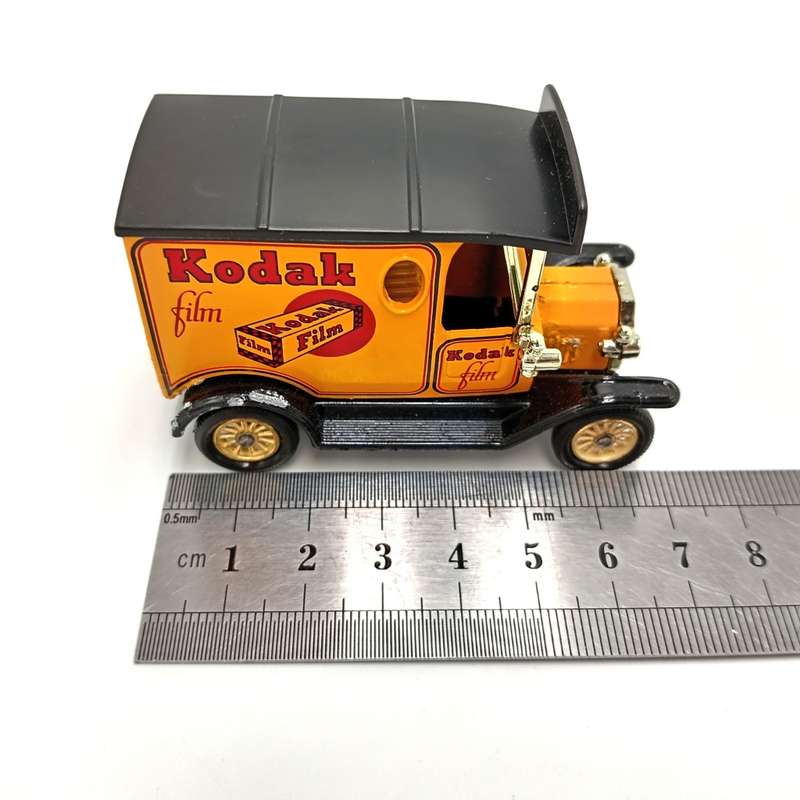 Lledo Ford model T Kodak Film delivery van in box with figurines