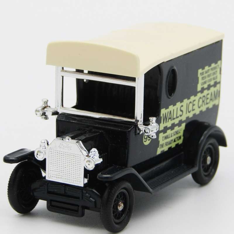 Lledo Ford Model T Walls Ice Cream delivery van model car in box