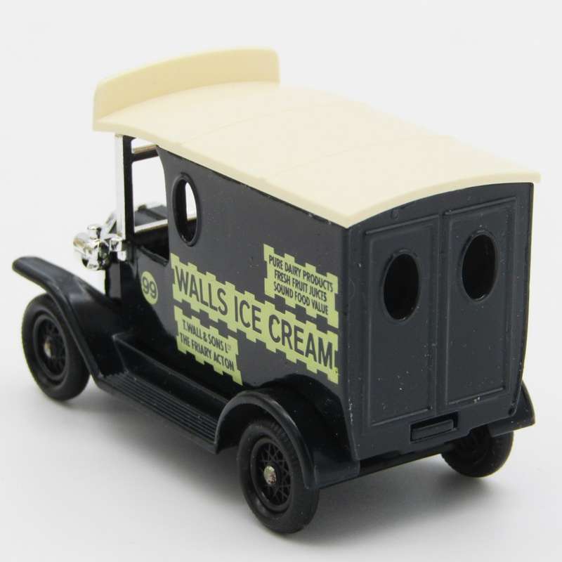 Lledo Ford Model T Walls Ice Cream delivery van model car in box