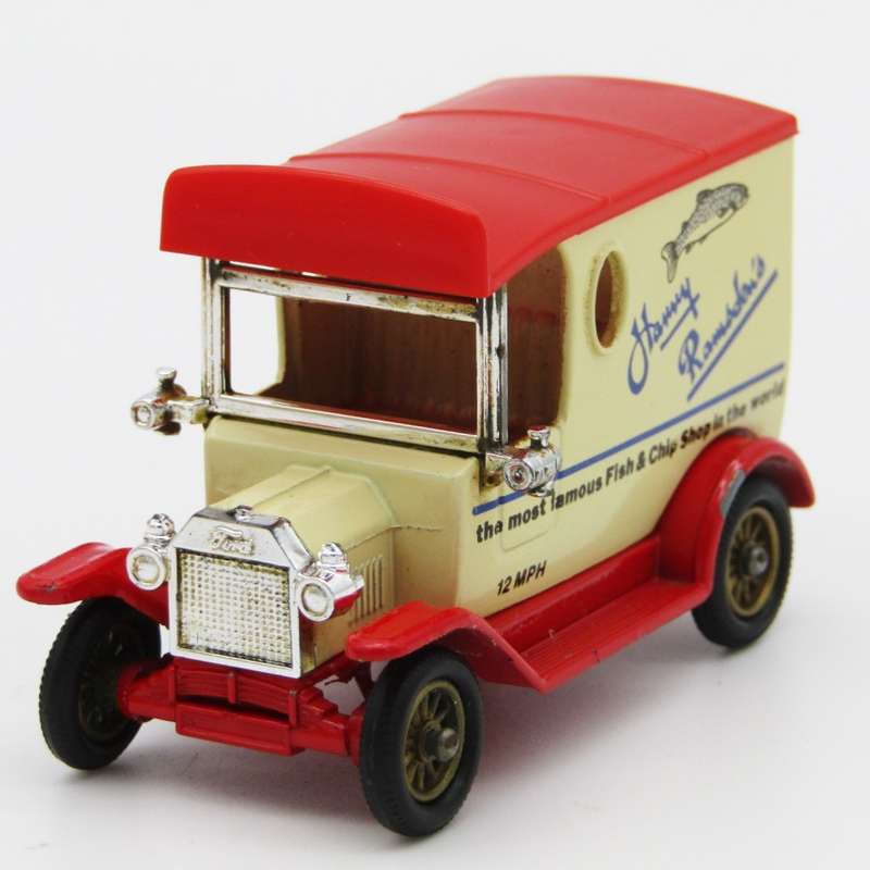 Lledo Ford Model T Harry Ramsden`s delivery van model car in box